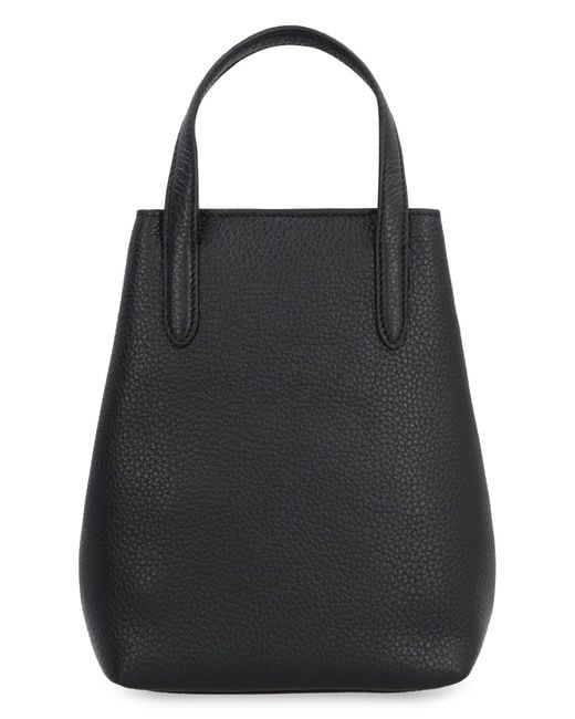Ferragamo Black Gancini Leather Mini Crossbody Bag
