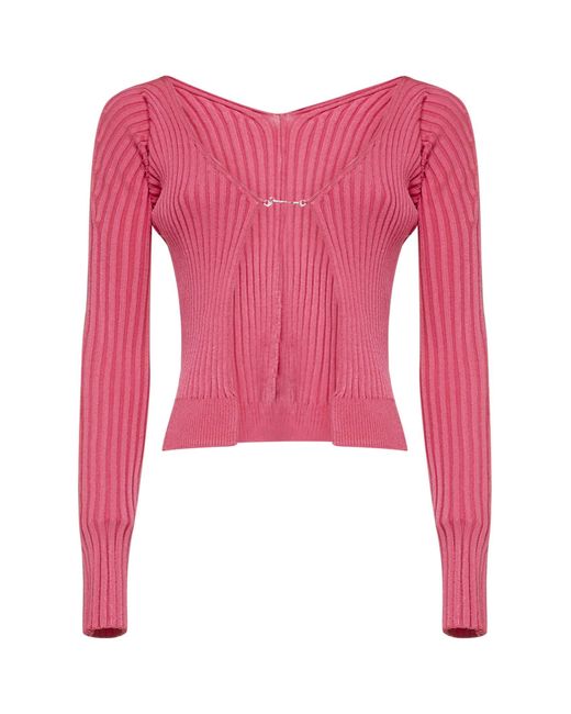 Jacquemus Synthetic Top in Pink - Lyst