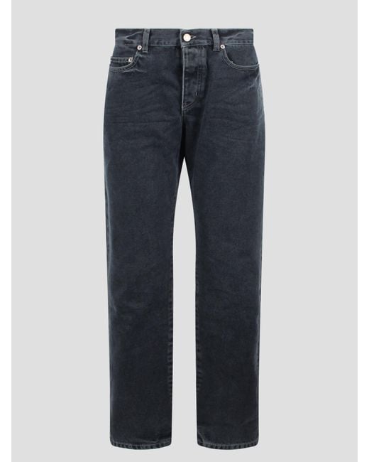 Saint Laurent Blue Dark Denim Slim Fit Jeans for men