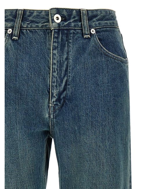 Jil Sander Blue Slim Twist' Jeans