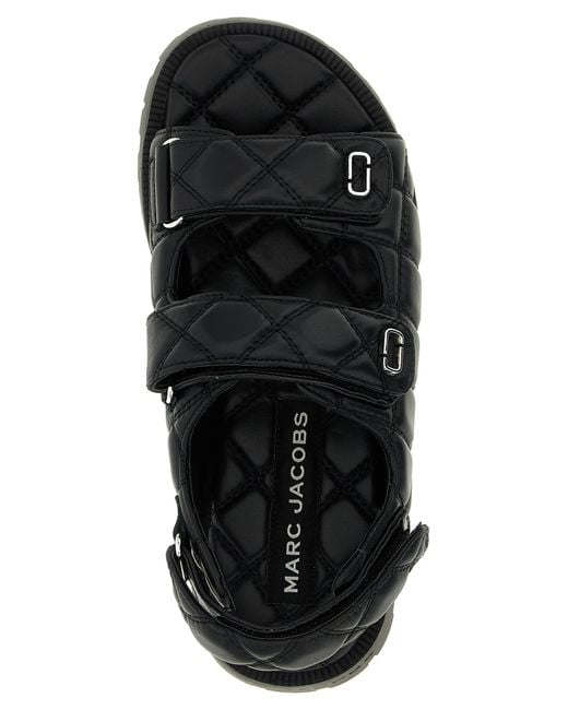 Marc Jacobs Black Lamb Leather Mid Heel Pumps