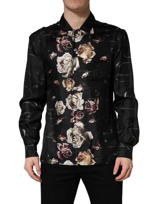 Dolce & Gabbana Black Casual Shirts for men