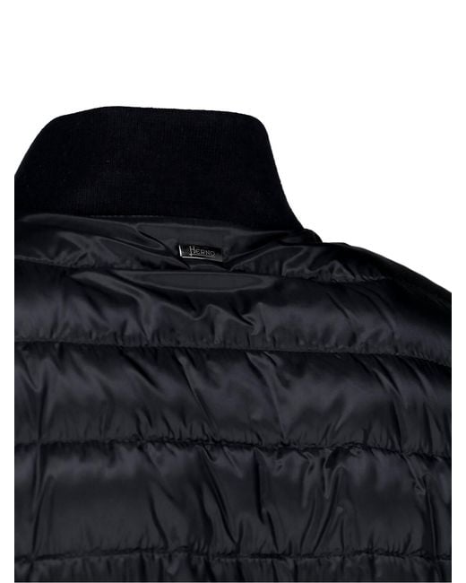Herno Black Jackets Polyamide for men