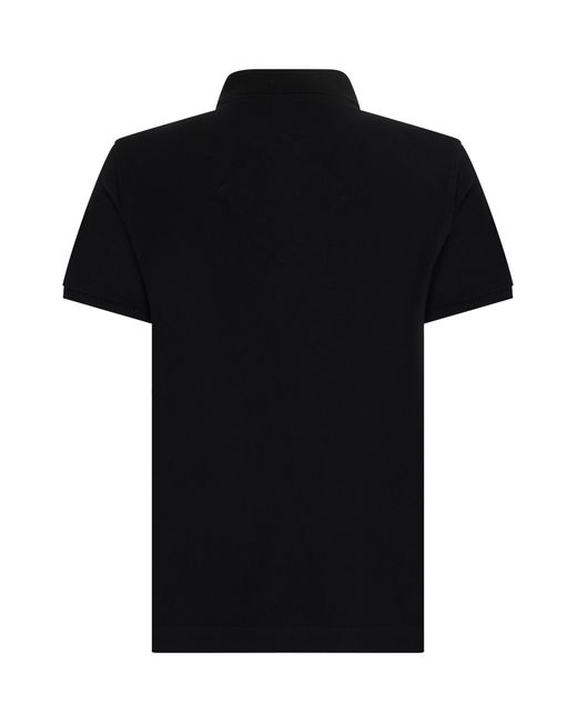 Canada Goose Black Polo Top Cotton Tops