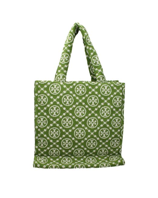 Tory Burch Green Shoulder Bags Sponge/Leaf