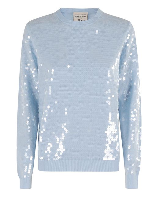 Semicouture Blue Maglia Renata
