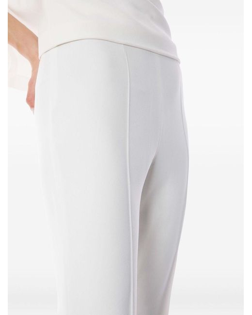 Alberta Ferretti White Trousers
