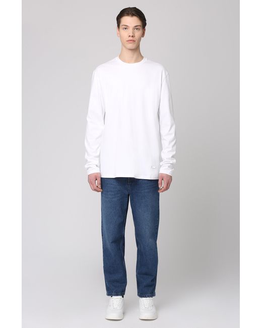Jil Sander White Long-Sleeve Cotton T-Shirt T-Shirts for men