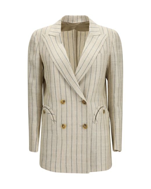 Blazé Milano Natural Blazer Serene Linen Blazers