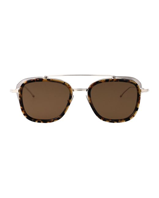 Thom Browne Brown Ues808A-G0003 205 Acetate + Titanium Sunglasses