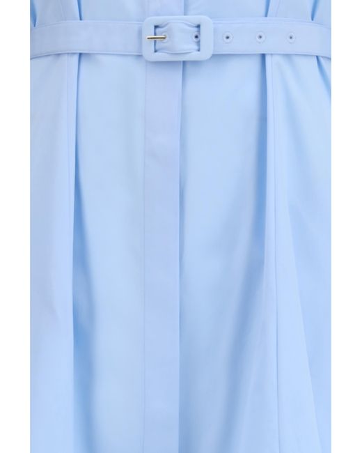 Gabriela Hearst Blue Carmina Shirtdress Cotton Dress