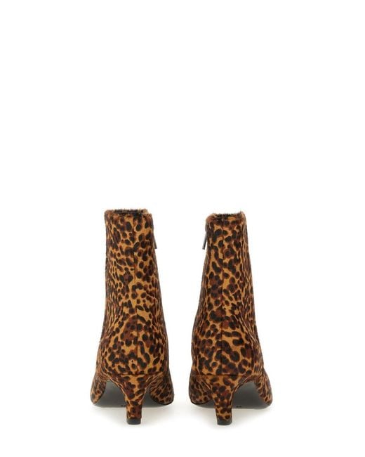 Ash Brown Vicky Leather Boots