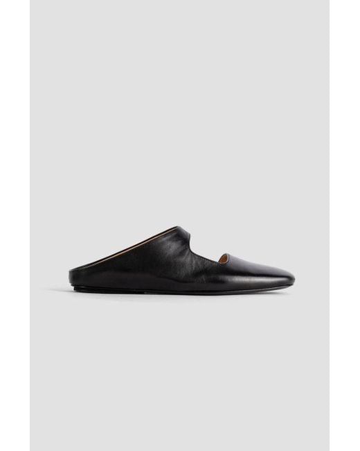 Marsèll Black Sabot Flats