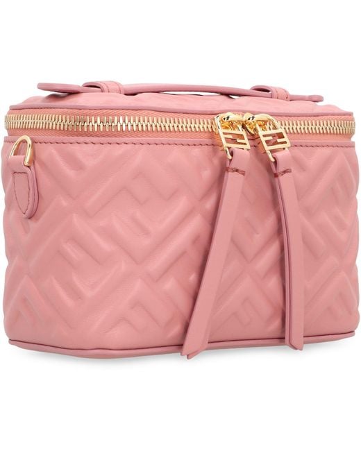 Fendi Pink Vanity Leather Mini Bag