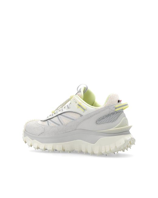 Moncler White Trailgrip Low Top Sneakers