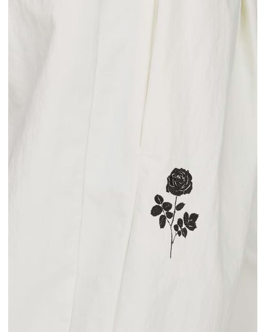 Adidas White Trousers Recycled Nylon for men