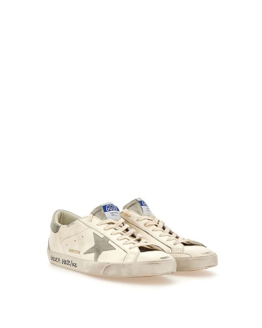 Golden Goose Superstar Classic Leather Sneakers in White for Men