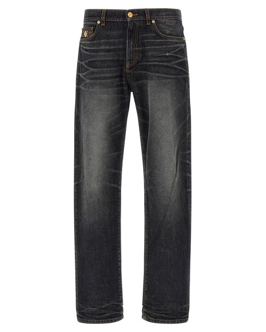 Versace Gray Medusa Biggie Jeans