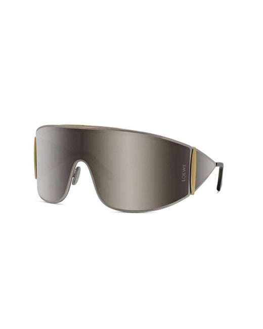 Loewe Gray Sunglasses Palladium- Metal Eyewear