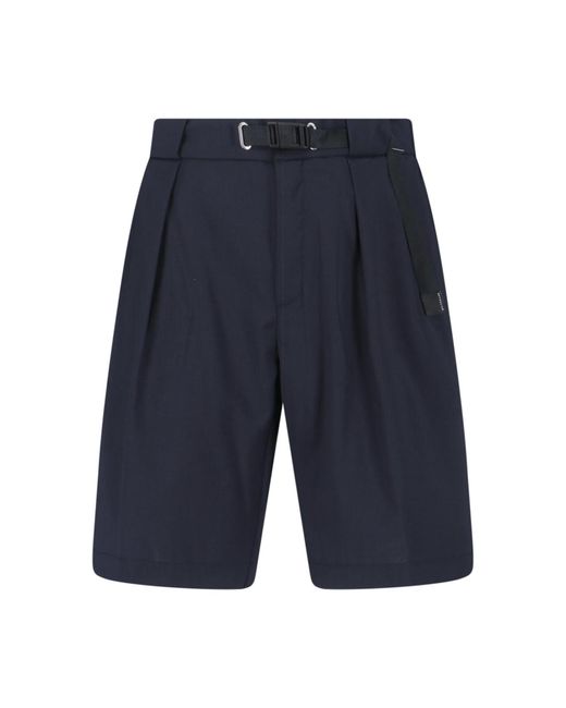 White Sand Blue Trousers Polyester for men