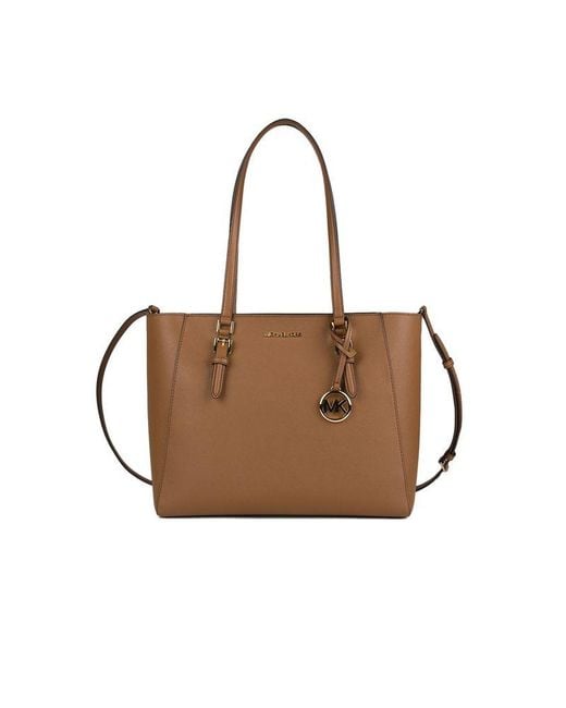 Michael Kors Brown Tote Bag 88.Coated Canvas Tote-Bags
