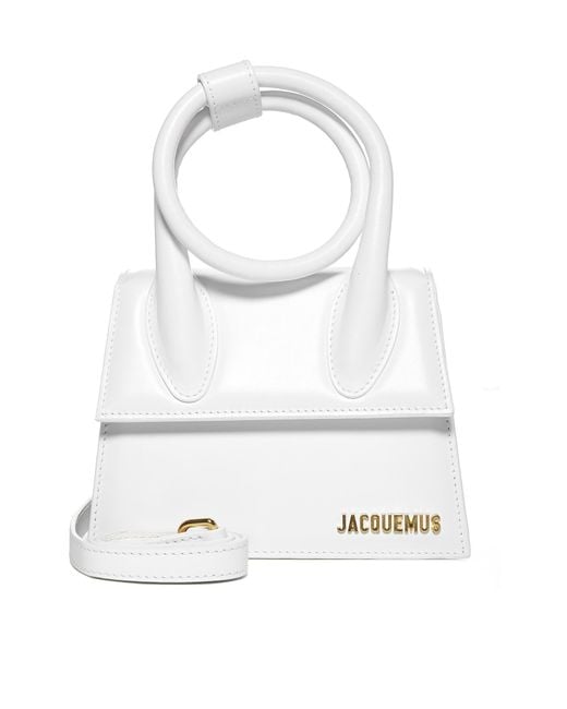 Jacquemus Le Chiquito Noeud Leather Bag in White Lyst