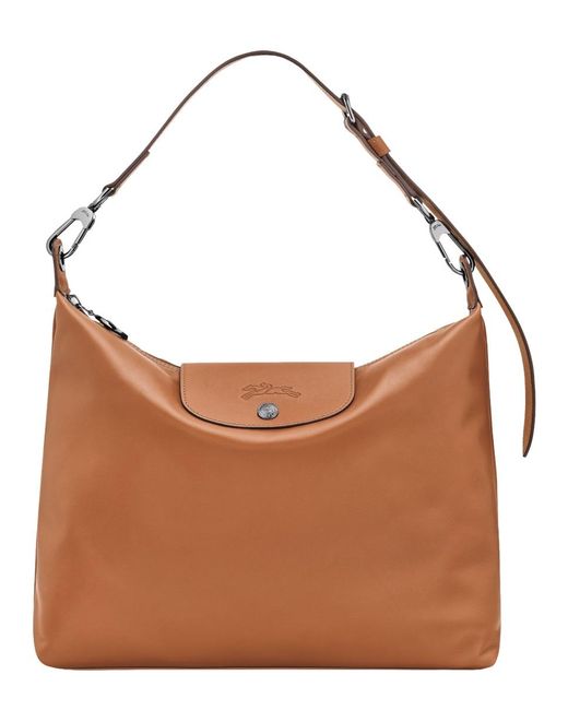 Longchamp Brown Hobo Bag Le Pliage Shoulder