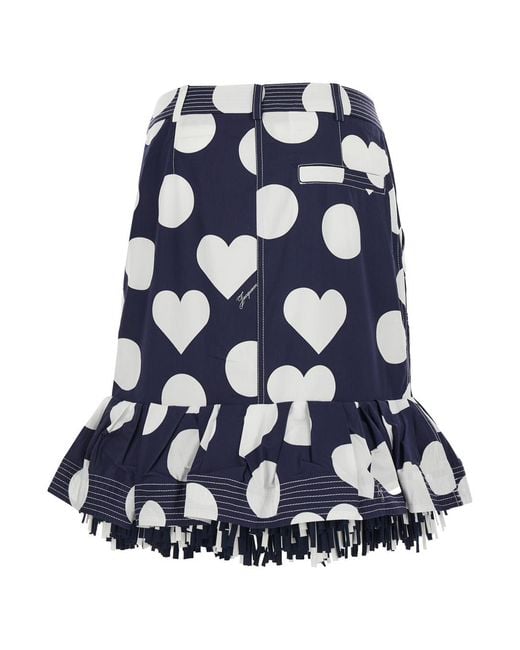 Jacquemus Blue Skirt La Jupe Cabana Cotton