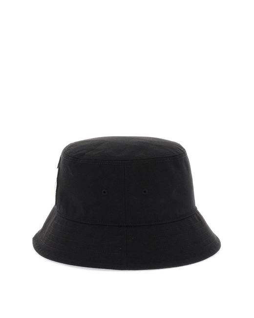 Y-3 Black Logo Patch Bucket Hat