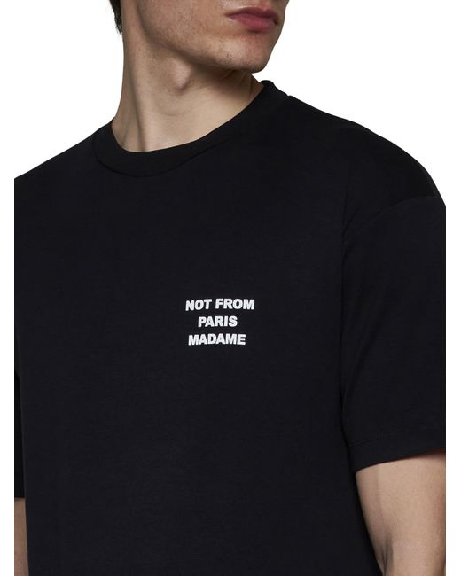 Drole de Monsieur Black T-Shirt for men