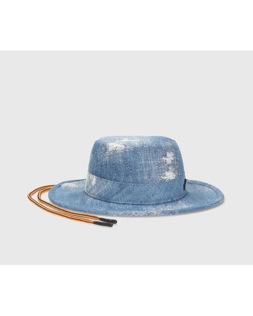 Borsalino Blue Tanaka Safari Hat