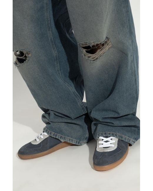 Maison Margiela Blue Sneakers for men