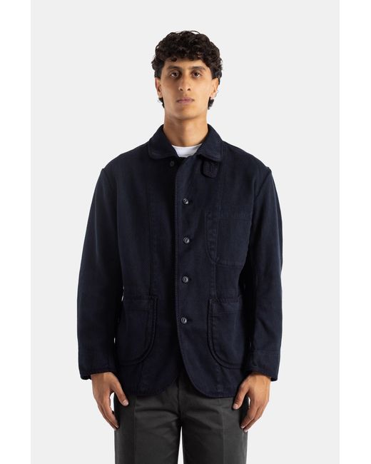 Momotaro Blue Sashiko Overdye Jacket for men