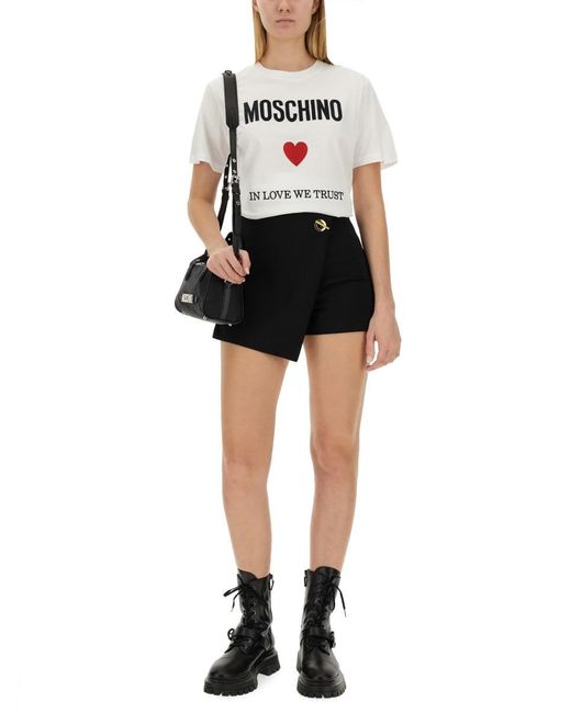 Moschino Black Wallet Skirt
