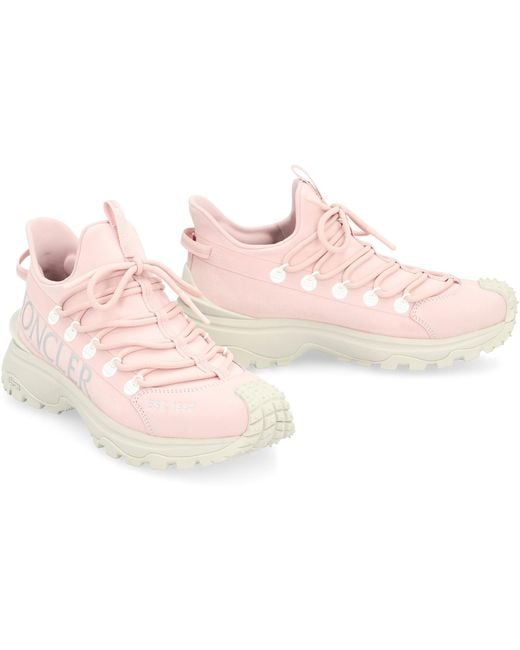 Moncler Pink Trailgrip Lite 2 Sneakers Upper: Polyester Trainers