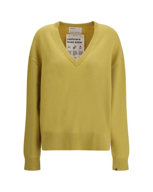 Extreme Cashmere Green Cashmere Sweater N°457 Jack
