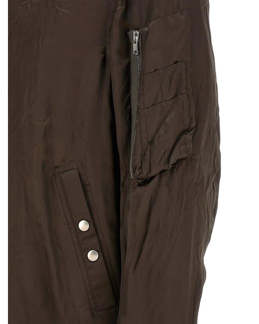 Rick Owens Brown Copper Bomber Clothing for men