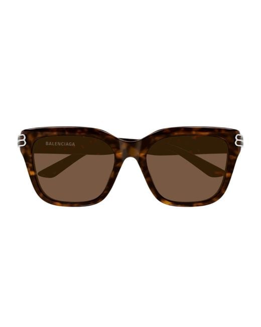 Balenciaga Brown Bb0433Sk Linea Everyday Acetato Riciclato Sunglasses