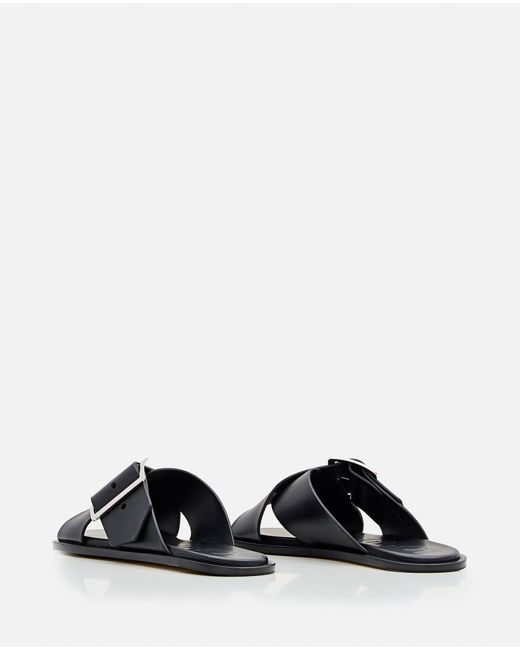 Loewe White Slip On Sandals