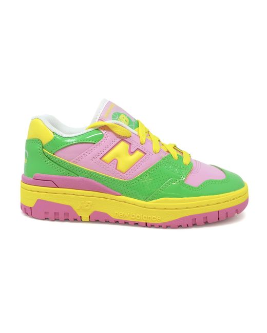 New Balance Yellow Leather Sneaker for men
