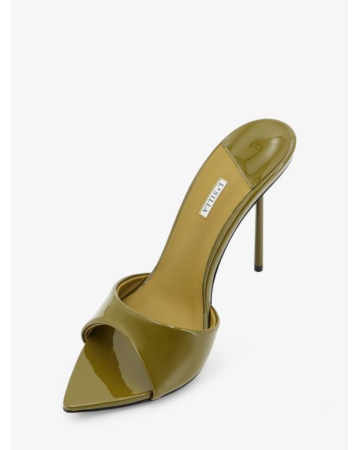 Le Silla Metallic Sandals Bella Patent Leather