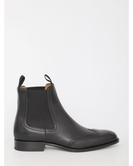 Dior Black Timeless Chelsea Boots for men