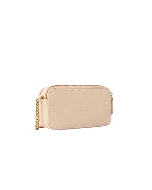Pinko Natural Crossbody Bag Sheep Leather Crossbody-Bags
