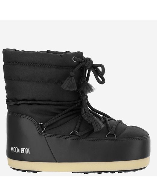 Moon Boot Black Ankle Boots Nylon Polyamide
