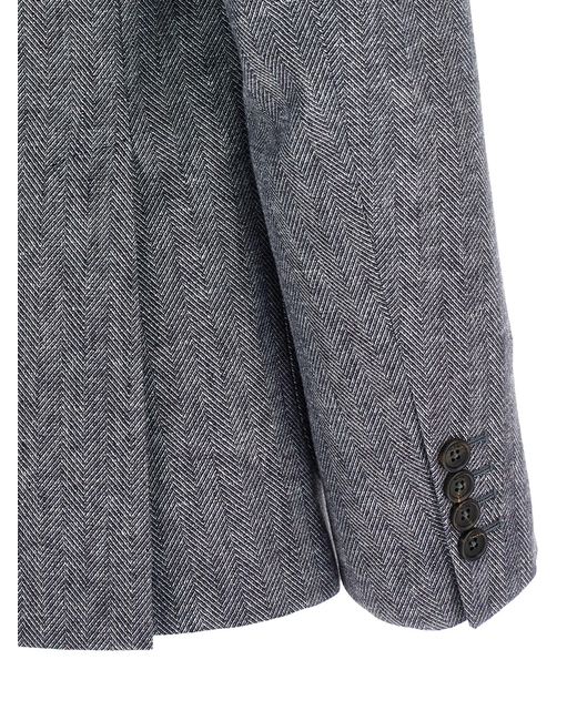 Pal Zileri Gray Brera Blazer for men
