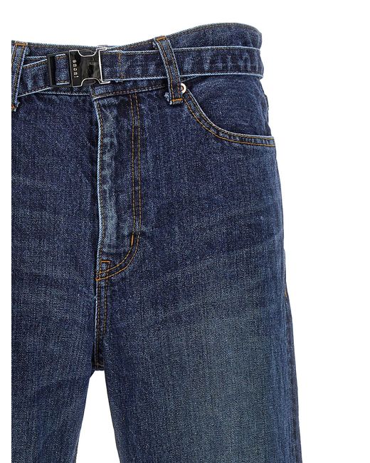 Sacai Blue Bootcut Jeans Pants