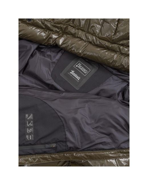 Herno Green Polyamide Parka Clothing