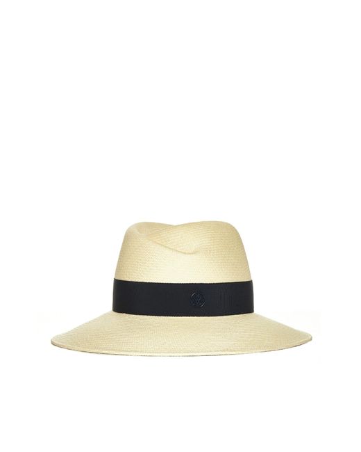 Maison Michel White Hats