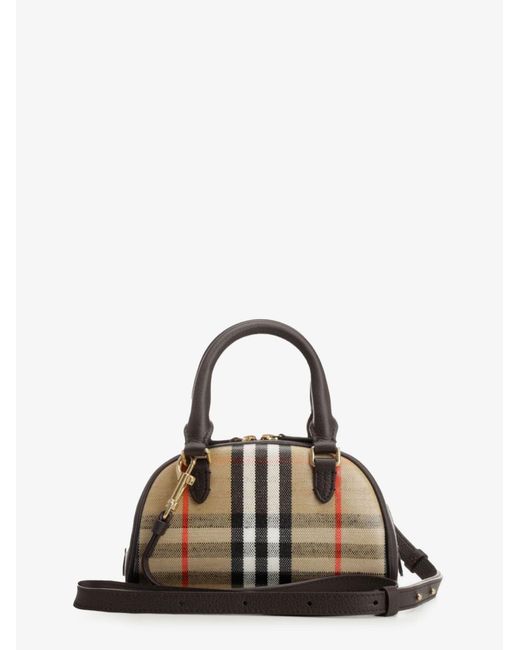 Burberry Natural Check Coated Canvas Shoulder Bag