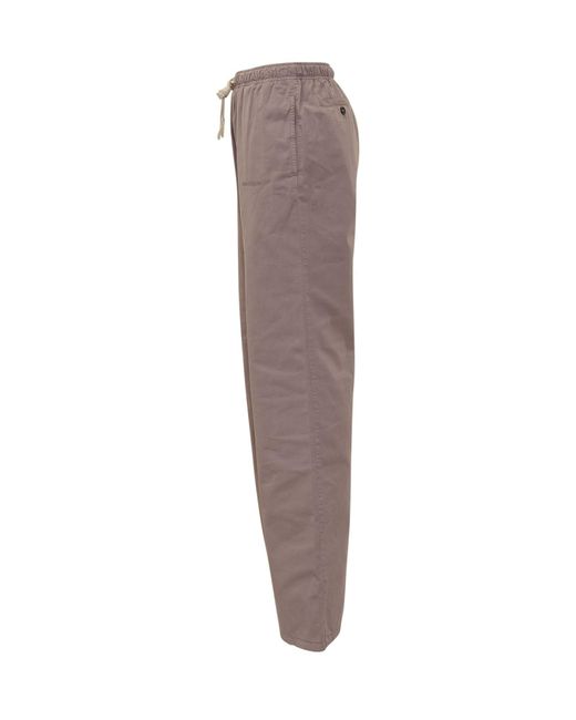 Palm Angels Brown Travel Trousers With Logo for men